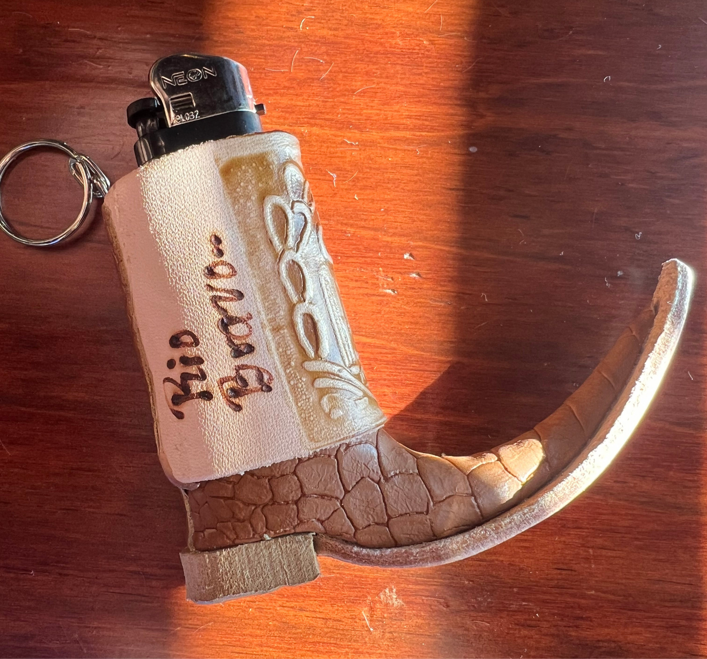 Boot Lighter Keychain
