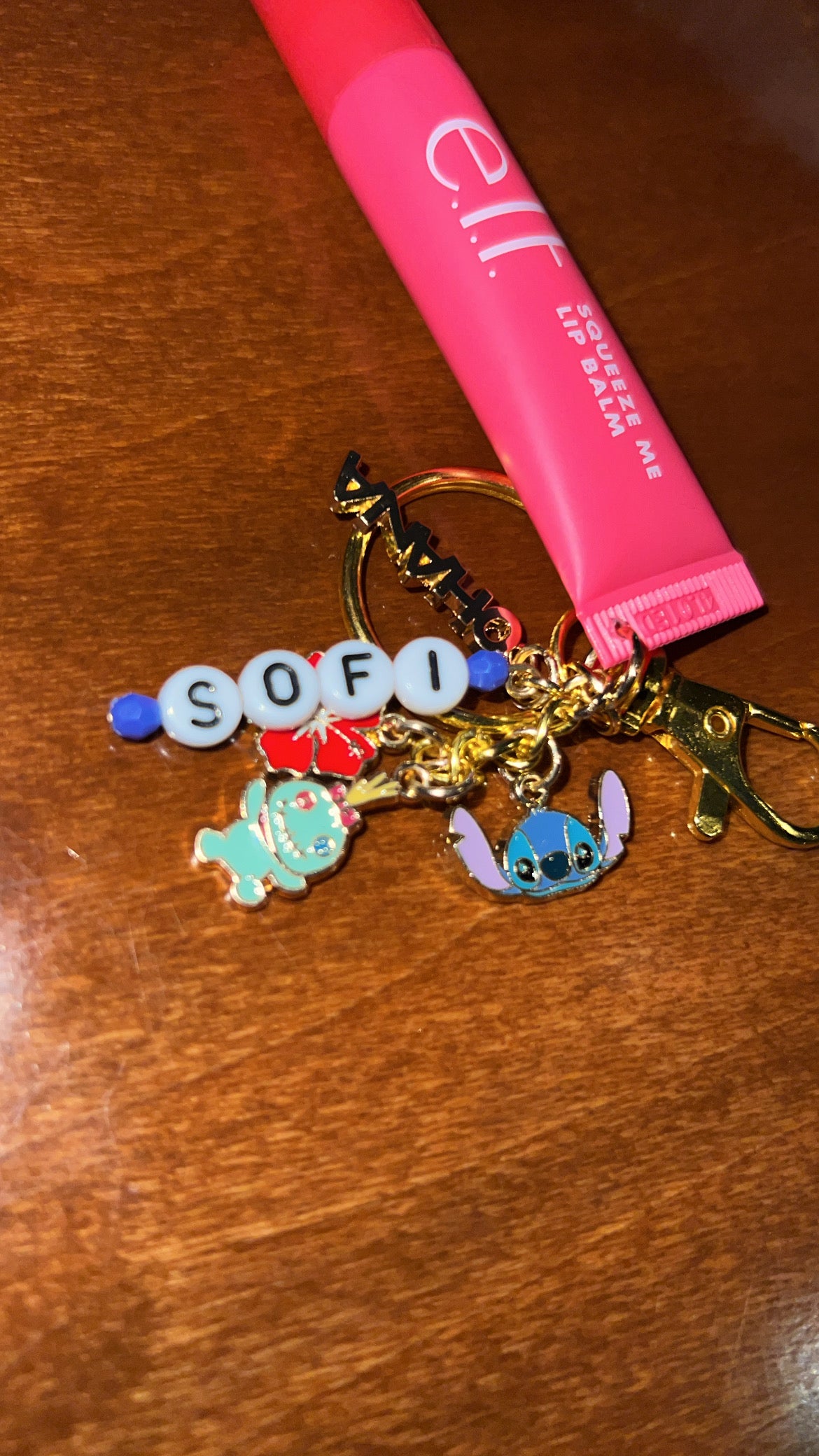 Elf Lip Balm Keychain