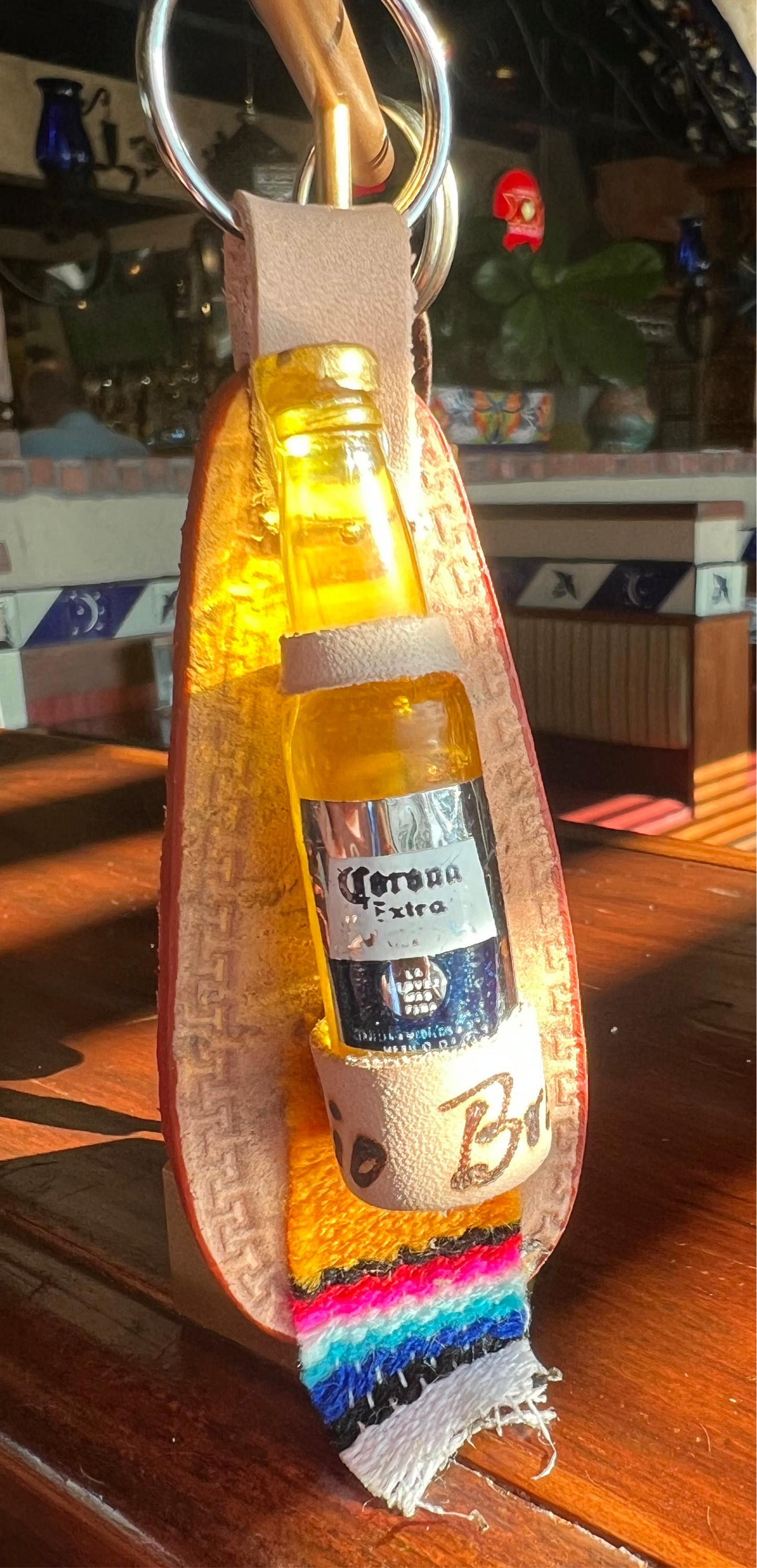 Mini Beer Keychain