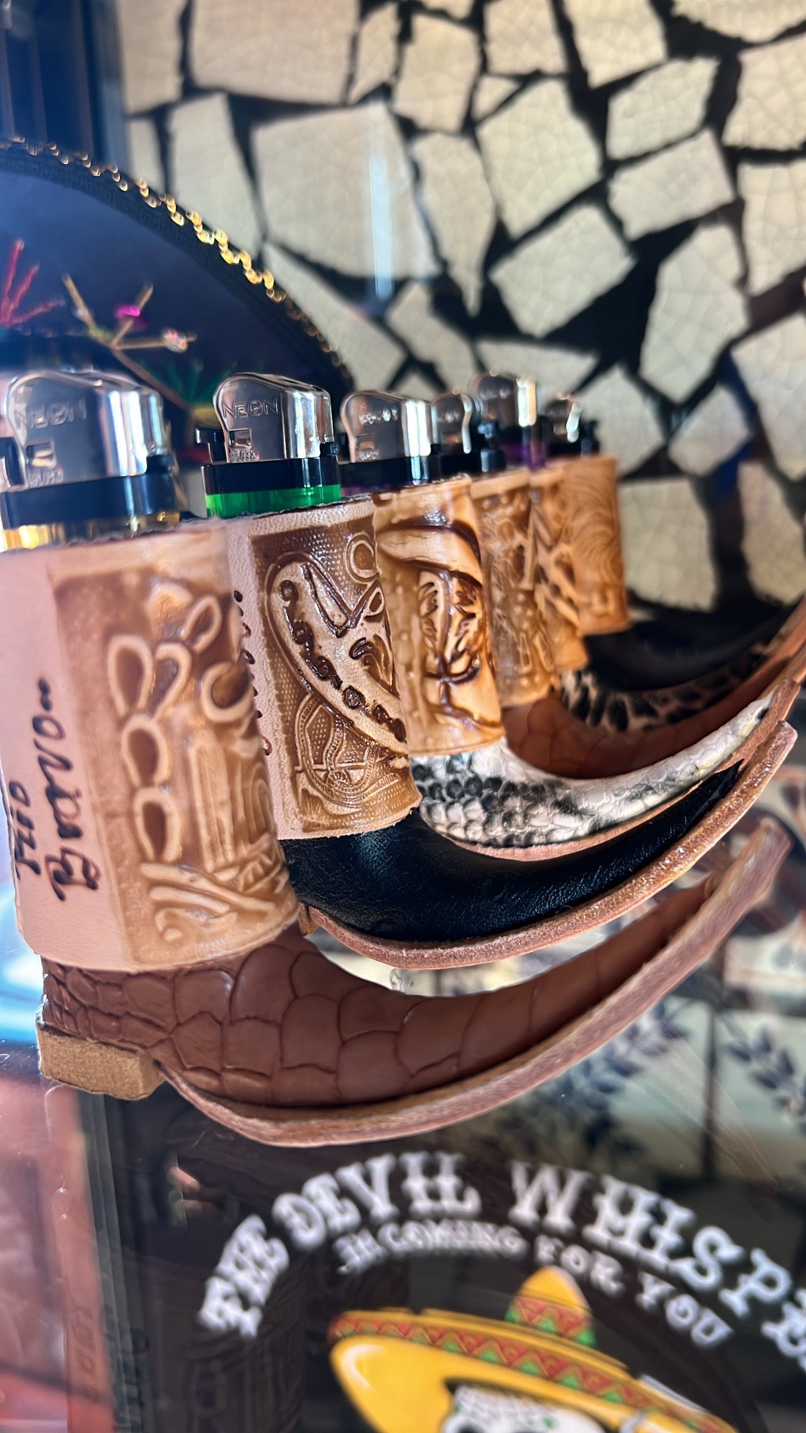 Boot Lighter Keychain